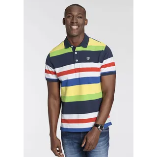 DELMAO Poloshirt, mit Stickerei und Multicolour Streifen DELMAO multicolor gestreift XL (56/58)