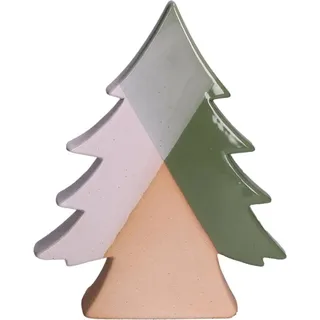 Rituali Domestici 2er Set Weihnachtsschmuck Weihnachtsbaum H226700004Z - Rosa, Beige, Grün