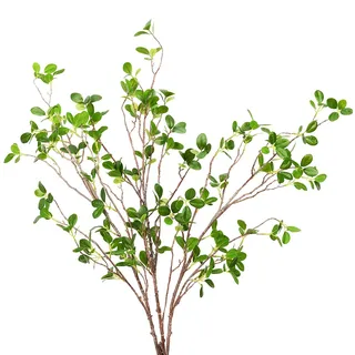 SzJias 3X 110 cm/Stück Faux Stems Eukalyptus Zweige für Vase, Grün, Realistisch, Modernes Design