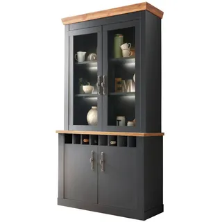 furn.design Buffetschrank Ribera 110 x 201 cm GRAU