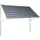 Klemmmarkise Premium 200 x 170 cm grau