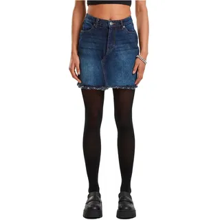 Urban Classics Heavy Mini Jeansrock - New Dark Blue Washed - 26
