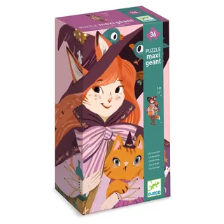 Djeco-Bodenpuzzle: Lily die Hexe - 36 Teile