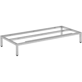 Novel FUßGESTELL , Chromfarben , Metall , 90x13x40.5 cm , Wohnzimmer, TV Möbel, Lowboards