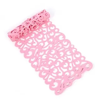 Ftvogue Filz-Tischläufer, rechteckig, hohl, Tischsets, Haushaltsdekorationen, 101,88 m, 7 Farben