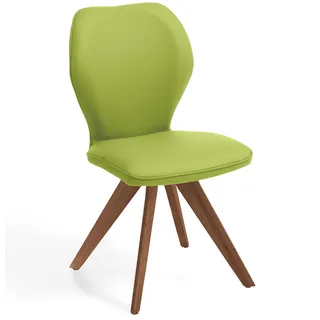 Niehoff Sitzmöbel Colorado Trend-Line Design-Stuhl Gestell Wild-Nussbaum - Leder