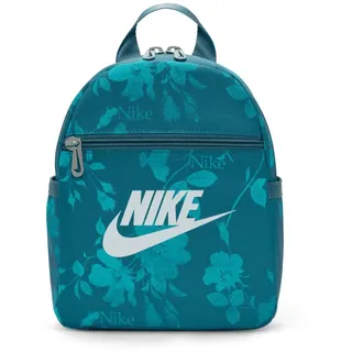 Nike Damen Rucksack W NSW Futura Mini Backpack 6L HJ8503-006 - Smokey Blue/Dusty Cactus/Wht - One size