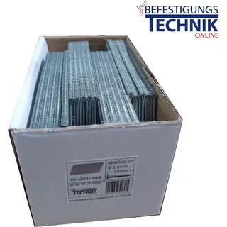 Stauchkopfnägel 45mm NK 20° Akku Nagler Hikoki NT1865DA WXZ Milwaukee M18CN16GA BR-07 2,0M