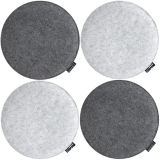 Dune Design DuneDesign Stuhlkissen Ø 35 x 3 cm Grau