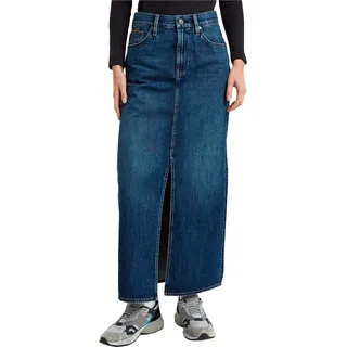 G-star Viktoria Langer Rock Blau 25 Frau Blau 25 - Blau