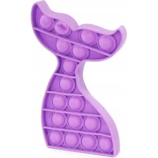 Push Pop It Figur Fidget Toy Antistress Spielzeug Silikon Stressabbau Kinder Bunt 12x15cm