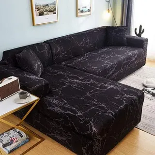 Couchbezug L Form 1/2/3/4 Sitzer,(L-förmiges Ecksofa Sofabezug sollte Zwei kaufen)L-förmiges Ecksofa mit elastischem elastische Stretch Sofa Überwürfe ( Color : N , Size : 3-Sitzer (190-230 cm) )