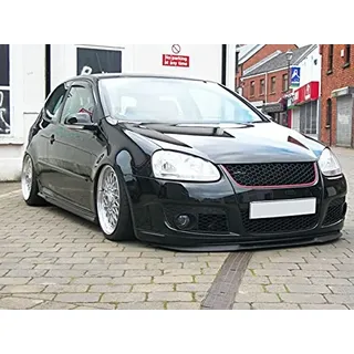 Cup Front Spoiler Lippe Schürze Ansatz ABS Lackierbar Schwarz