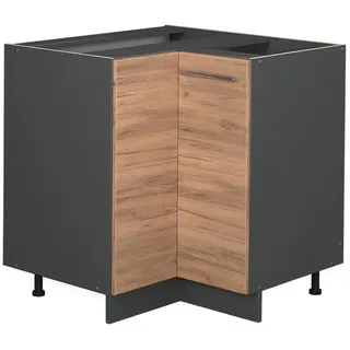 Vicco Eckunterschrank Fame-Line 80,5 x 82 x 51,6 cm Gold