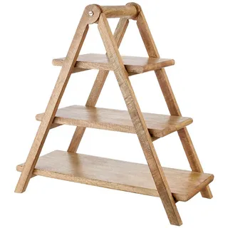 Butlers Etagere Mango Days , Braun , Holz , 48 cm , Geschirr, Tischkultur & Serviergeschirr, Etageren