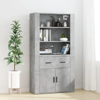 vidaXL Highboard Betongrau Holzwerkstoff - Grau