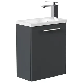 Posseik Badmöbel Pieni Slimline für Gäste-WC 40 cm SoftClose Grafit