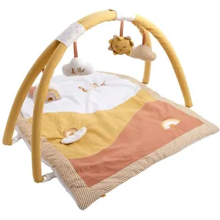 Sauthon Krabbeldecke für Babys | Krabbelbogen Baby | Sunlight | Matte mit Tragetasche | Geschenk zur Geburt