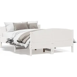 VidaXL 3216186, Weiß, 125,5 cm, 195,5 cm, 74,5 cm, 1200 x 1900 mm, 1 Stück(e) - Weiß