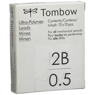 Tombow ex-05p-2b – Box 12 Tuben mit 12 Minen, 0.5 mm