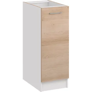 Roe Furniture | Küchenunterschrank 30 cm - Eiche Artisan - Braun - Platzsparend und Vielseitig - Ohne Arbeitsplatte - Unterschränke Küche - D30 - Braun