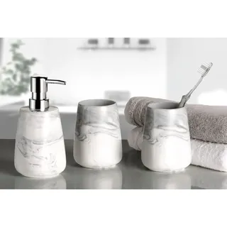 KLEINE WOLKE Seifenspender Marble Anthrazit