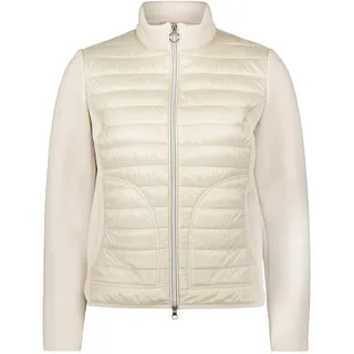 Jackenblazer BETTY BARCLAY "Steppjacke mit Reißverschluss", Damen, Gr. 46, beige, Obermaterial: 100% Polyamid PA., Blazer Jackenblazer