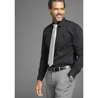 MAN'S WORLD Mans World Krawatte im mimalistischen ton-ton Streifen Design,