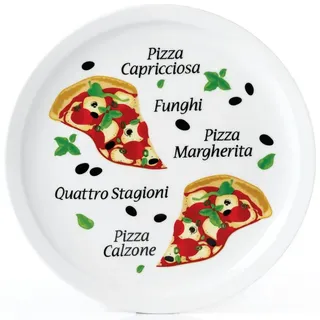 VAN WELL Pizzateller Margherita 30,5 cm 6er Set bunt