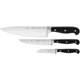 WMF Spitzenklasse Plus Messerset 3-tlg. Silber/Schwarz