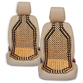 ZONETECH 2er-Set 2-saitiges Ultra-Komfort-Massage-Autositzkissen aus hochwertigem Holz