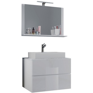 VCM my bath Badmöbel-Set Lendas M 915201 weiß 61,0 x 52,0 x 134,0 cm