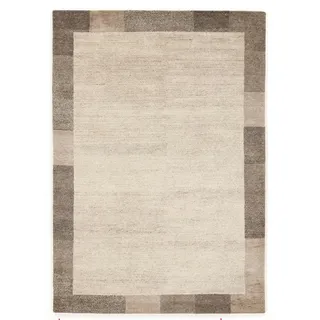 OCI DIE TEPPICHMARKE Orientteppich "Avantgard Nizza" rechteckig 20 mm Höhe handgeknüpft, echter Nepal Teppich, Wolle,Wohnzimmer, natur