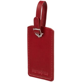 Samsonite Global Travel Accessories Rechteckiger Gepäckanhänger (2x), 10 cm, Rot