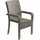 Yoro Gartenstuhl 50 x 50 x 90 cm grau 2 St.
