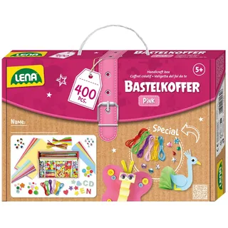 Lena Bastelkoffer 400 Teile Pink Lila
