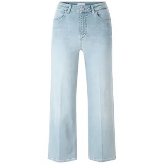 richroyal 7/8-Jeans Culotte Light Blue Satin Denim, blau