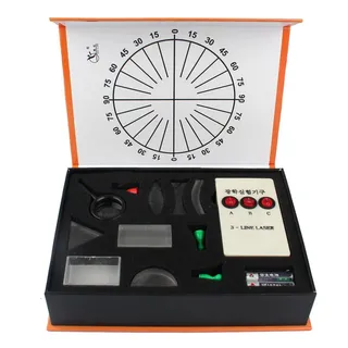 TuToy Physikalisches Optisches Experiment Set Konkav/Konvex Objektiv Dreieckigen Prisma-Test