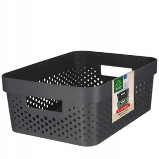 Curver Aufbewahrungsbox 33 x 27 x 14 cm 1-tlg. Dunkelgrau