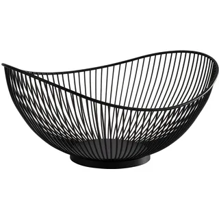 APS SVART Brotkorb Metall Schwarz