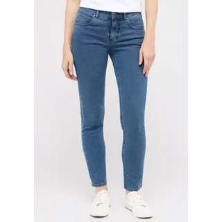 5-Pocket-Jeans ANGELS "CICI", Damen, Gr. 34, Länge 32, blau, Denim/Jeans, Obermaterial: 82% Baumwolle, 15% Polyester, 3% Elasthan, slim fit, Jeans 5-Pocket-Jeans, aus sportivem Denim