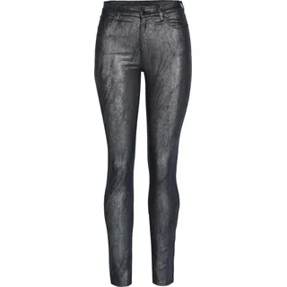 Emporio Armani Skinny Fit Jeans für Damen - Silber
