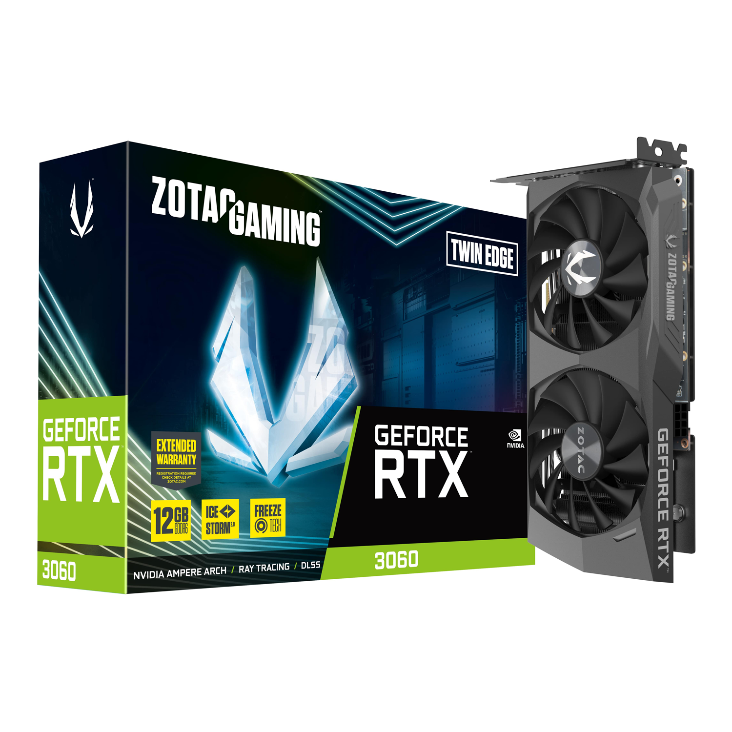 Bild von GeForce RTX 3060 Twin Edge 12 GB GDDR6ZT-A30600E-10M