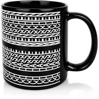ZHLIMY Ich Hasse Menschen Tasse, Tasse Ich Hasse Menschen mit Einem lustigen Spruch, Lustiges Geschenk, Allover-Druck, Horizontale Lesung (Schwarz-2)