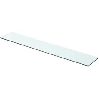 vidaXL Glasboden Glasscheibe Glasplatte für Glasregal Transparent 70 cm x 12 cm