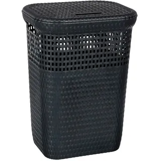 Five Rattan Wäschekorb 60l - Anthracite - One Size
