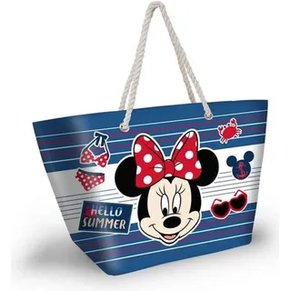 minni Minnie Maus Strandtasche Blau