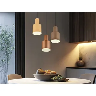 LED Cluster Pendelleuchte 3-flammig Metall bunt, Esstischlampe & Galerie hängend - Bunt