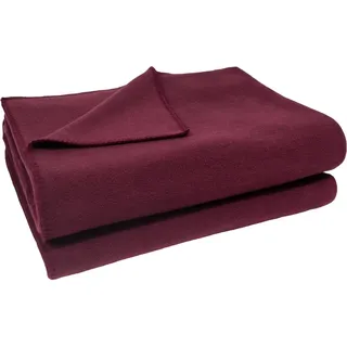 Zoeppritz Kuscheldecke 110 x 160 cm Rot/Braun