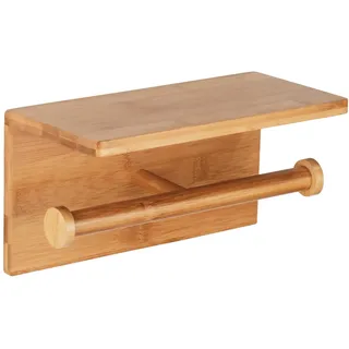 Wenko Toilettenpapierhalter Duo Bambusa Bambus,